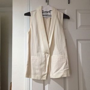 Cream vest